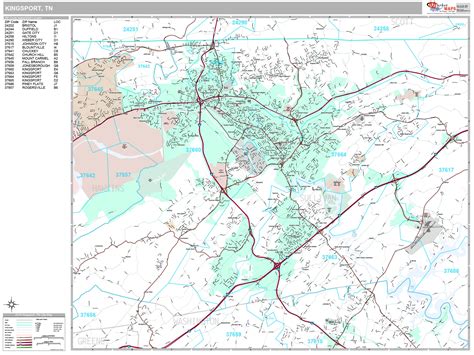 Kingsport Tn Zip Code Map | US States Map