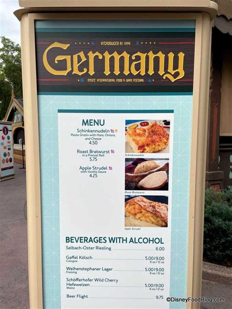 Disney Food And Wine Festival 2024 Menu - Tally Crissie