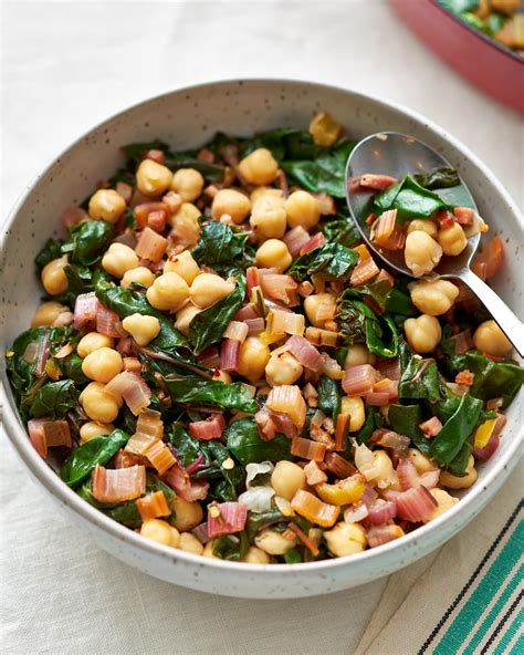 Swiss Chard with Garbanzo Beans | Kitchn