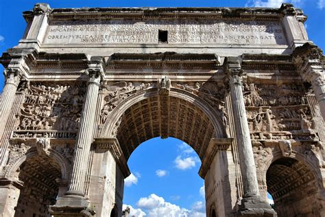 Arch of Septimius Severus at Roman Forum in Rome, Italy - Encircle Photos