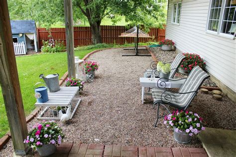 Image result for gravel patios | Gravel patio, Patio, Backyard design