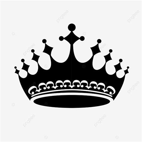 Black Crown Silhouette PNG Free, Black Crown Silhouette Clipart ...