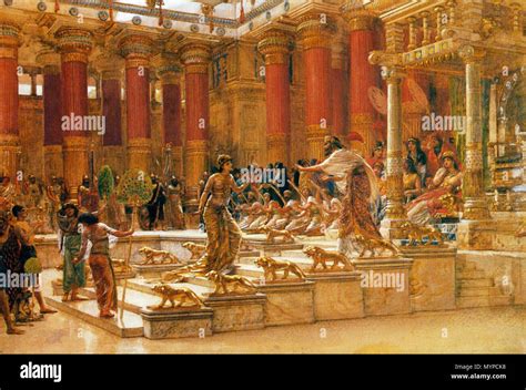 The queen of sheba before king solomon hi-res stock photography and ...