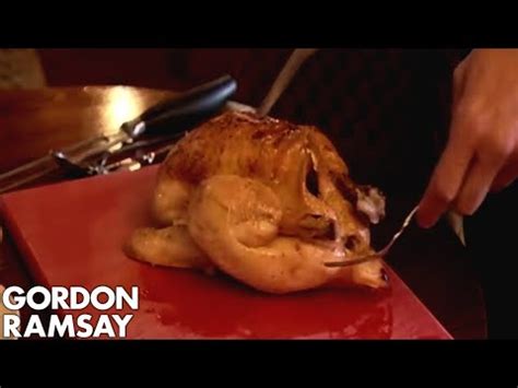 How to Carve a Chicken - Gordon Ramsay - YouTube