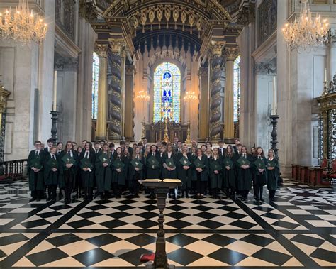 Abbey Gate College Chapel Choir Return to St Paul's Cathedral, London ...