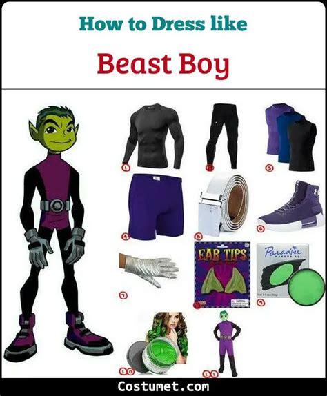 Beast Boy (Teen Titans) Costume for Halloween