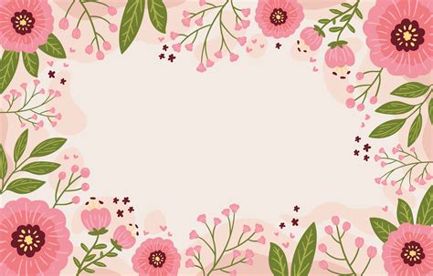 Simple Pink Floral Background 1880013 Vector Art at Vecteezy