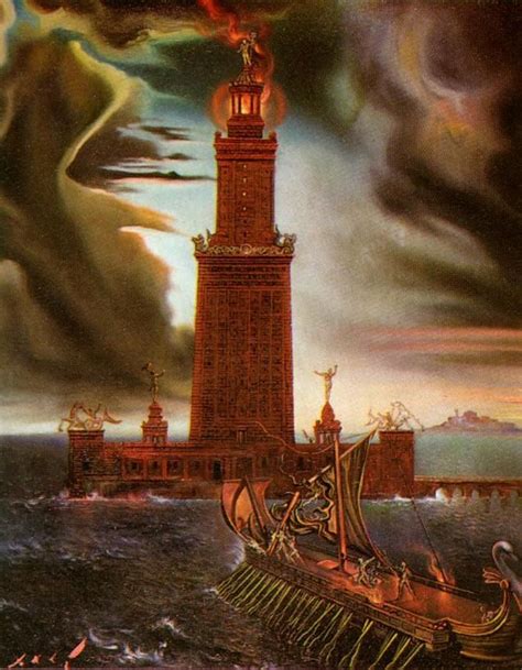 Picture of Lighthouse of Alexandria | Salvador dali, Wonders of the ...