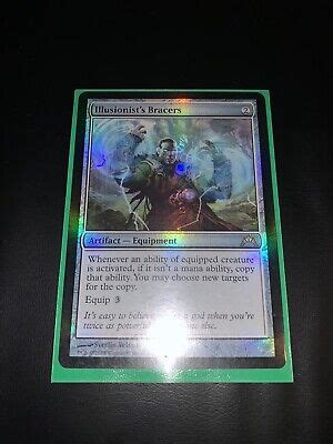 Mtg Singles - Illusionist's Bracers - Gatecrash - Foil Rare - MP | eBay