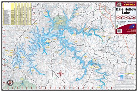 Dale Hollow Lake #1708 – Kingfisher Maps, Inc.