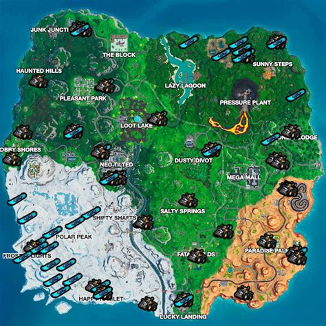 Fortnite Map Locations And Challenges