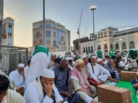 Mecca, Saudi Arabia, April 2023 - Pilgrims from different countries ...