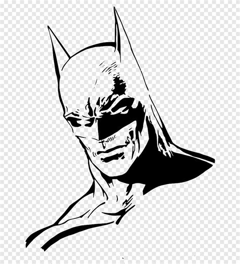 Batman Joker Art Black And White Clipart