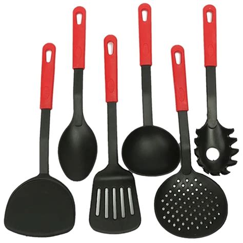 6 Piece Home Kitchen Sets Cooking Tools Nylon Spatula Spoon Utensils ...