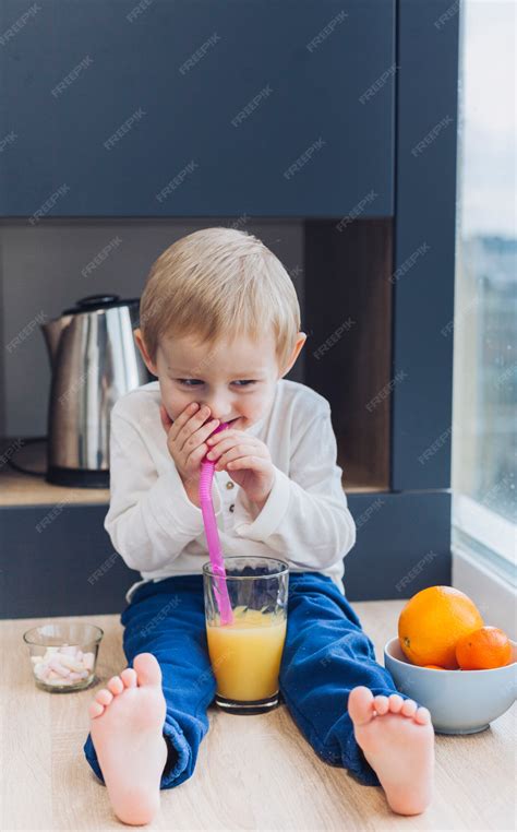 Free Photo | Boy having breakfast