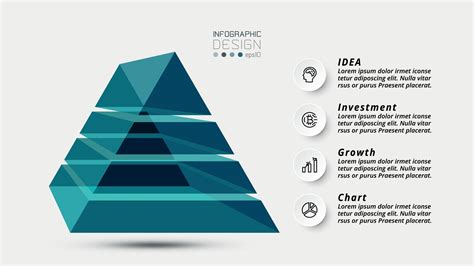 3D prism-shaped pyramid design for interesting presentations, can be ...