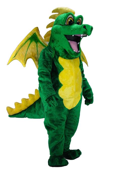 Green Dragon Mascot Costume 46105 MaskUS — The Mascot Store