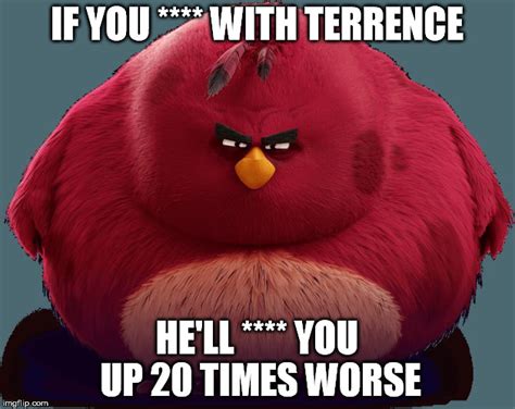 Red Angry Bird Meme