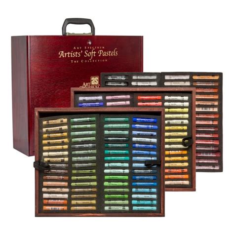 Deluxe Full Set of 154 Soft Round Pastels - Art Spectrum