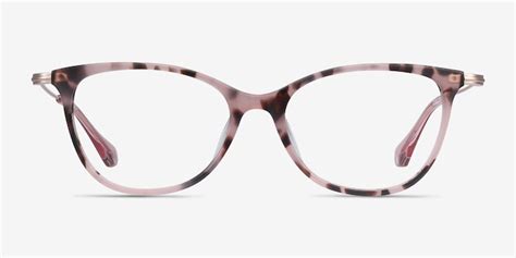 Idylle - Cat Eye Pink Tortoise Frame Glasses For Women | EyeBuyDirect