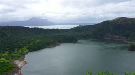 Taal Is Active Volcano With Crater Lake In Stock Footage SBV-347738816 ...