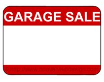 Free Printable Garage Sale Temporary Sign