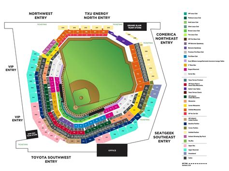 Texas Ranger Seating Chart | Cabinets Matttroy