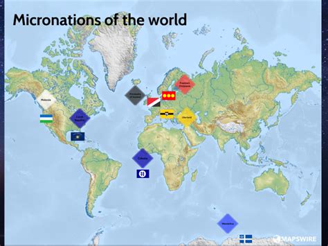 Micronations of the World by Josiah Gilbert on Prezi