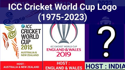 ICC Cricket World Cup Logo (1975-2023) | ICC Cricket World Cup Logo ...