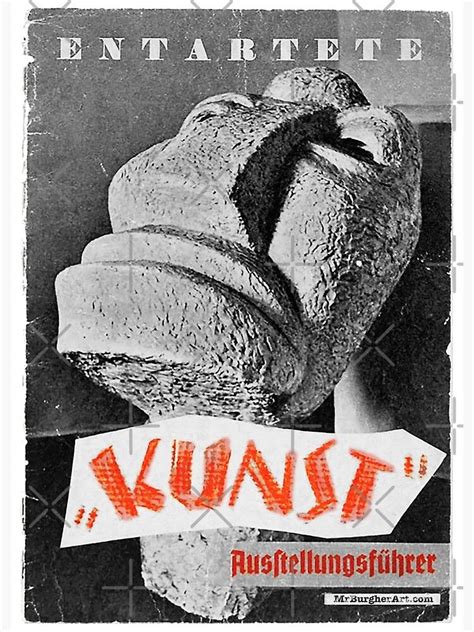 "Entartete Kunst (Degenerate Art Exhibition Program)" Poster for Sale ...