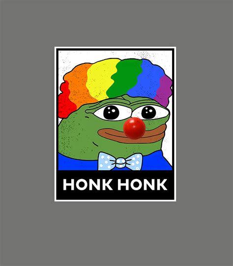 Clown Pepe Honk Honk Funny Meme Honkler Digital Art by Cayleq Josie ...