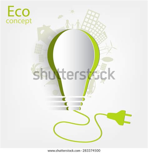 Green Light Light Bulb Idea Creative Stock Vector (Royalty Free ...