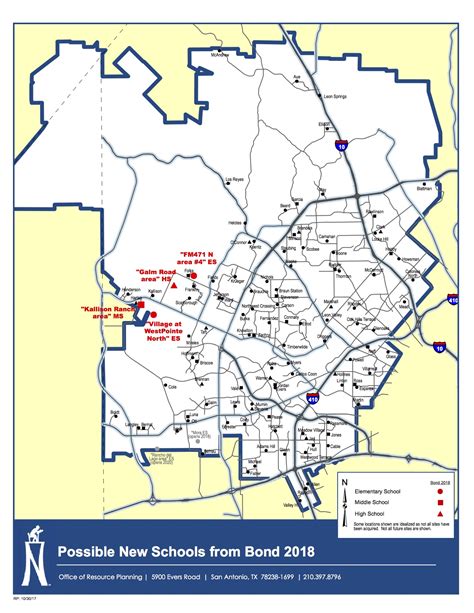 Northside ISD School Bond 2018: New Schools, New Upgrades - San Antonio ...