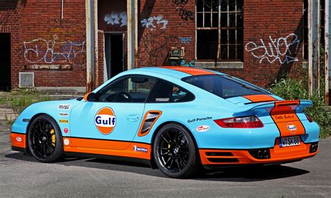 Gulf Racing Livery by CAM SHAFT for the Porsche 911 Turbo