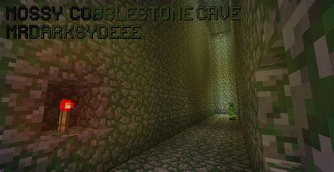 Mossy Cobblestone Cave Minecraft Map