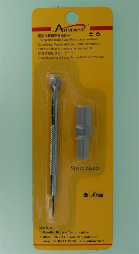 Watchmakers Screwdriver 1.4mm - Sparelinks