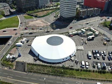 ‘World first’ airport for flying taxis opens . . . in a Coventry car ...