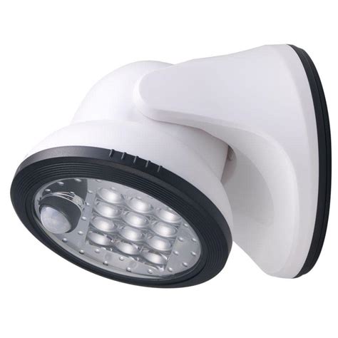 Light It! White 12-LED Wireless Motion-Activated Weatherproof Porch ...