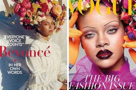 Beyoncé and Rihanna Fans Are Actually Feuding Over Which 'Vogue' Cover ...