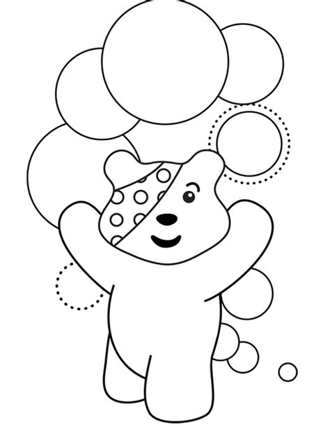 Pudsey Bear | Bear coloring pages, Coloring pages, Pudsey