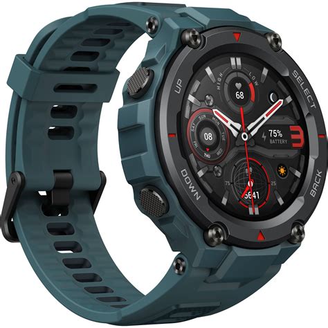 Amazfit T-Rex Pro GPS Smartwatch (Steel Blue) W2013OV2N B&H