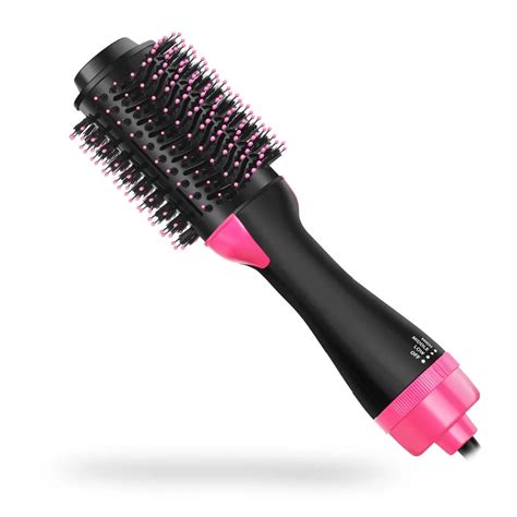 2 IN 1 One Step Hot Air Brush Hair Dryer & Volumizer Electric Ionic ...