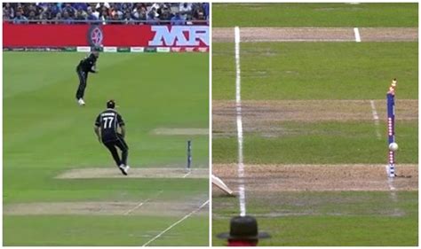 Martin Guptill Direct Hit to Runout MS Dhoni During ICC Cricket World ...