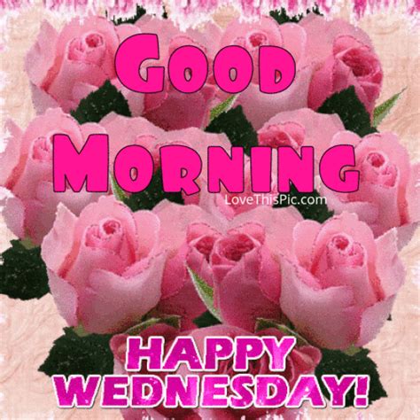 Good Morning Happy Wednesday Flowers Gif Pictures, Photos, and Images ...