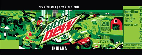 Mountain Dew / DEWnited States Label Designs on Behance