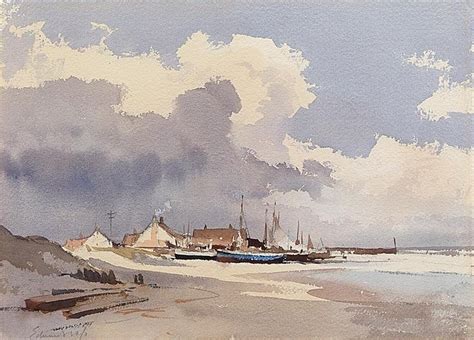 Edward Seago - Longshore boats. | Watercolor art, Watercolor artists ...