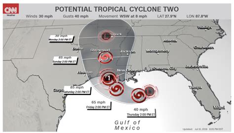 Live updates: Gulf storm approaches US coast