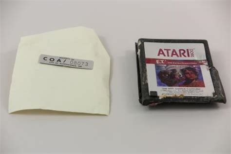 Trashed E.T. Atari 2600 cartridge from New Mexico landfill lands in ...