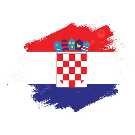 Croatia Vector Flag, Flag, Vector Flag, Grunge Flag PNG and Vector with ...