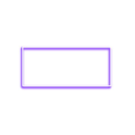 Blue Purple Neon Text Box Text Box Neon Frame Png Transparent | Images ...